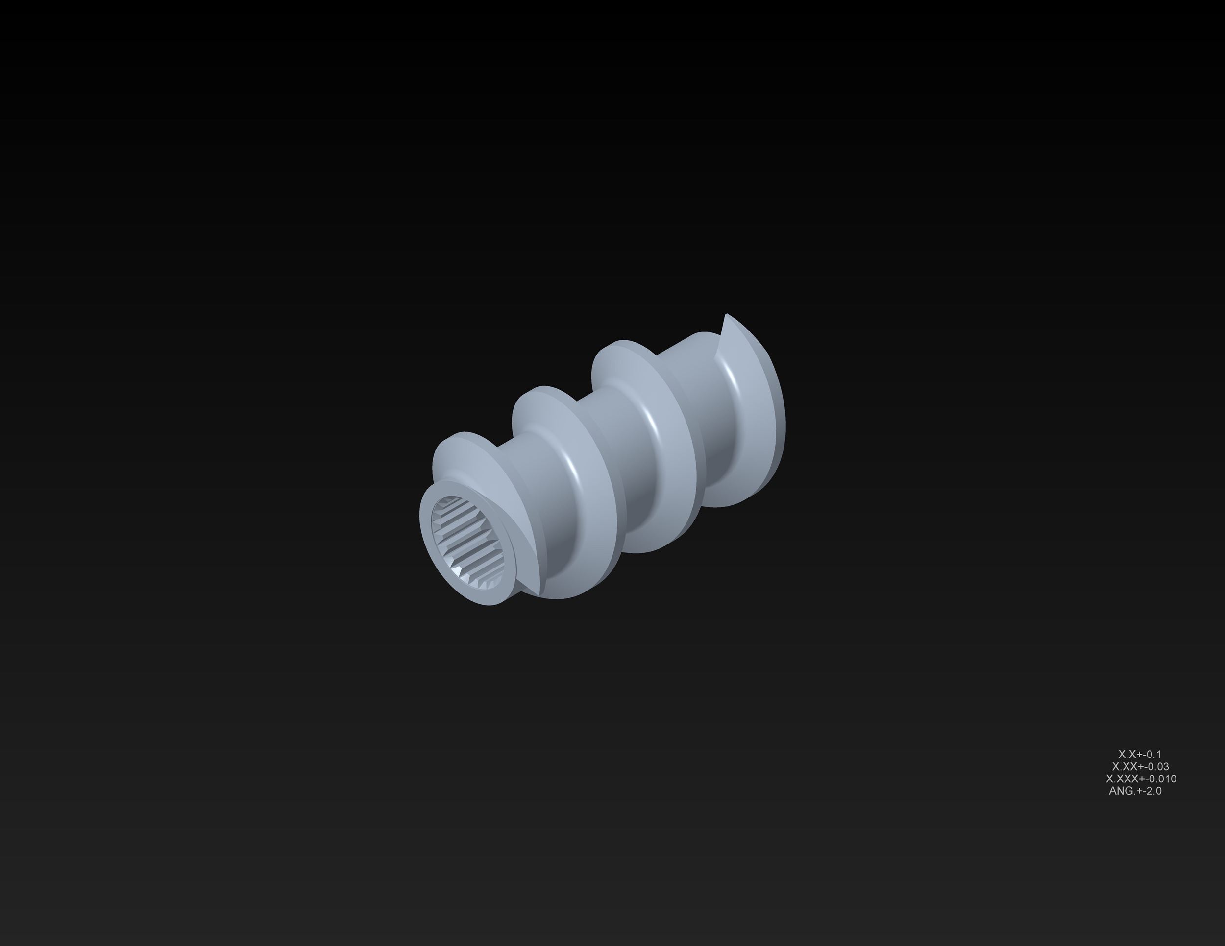 sf uncut center screw